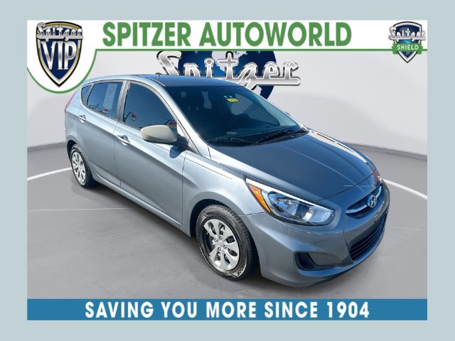 Ironman Silver Metallic 2017 Hyundai Accent Hatchback Front-Wheel Drive 6-Speed Automatic