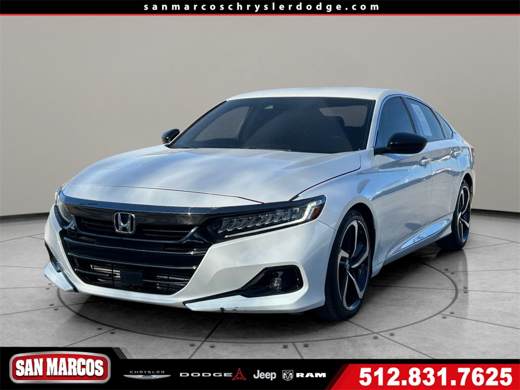 Used Car 2021 Honda Accord  Sport Special Edition For Sale Under $30,000 In San Marcos, Texas