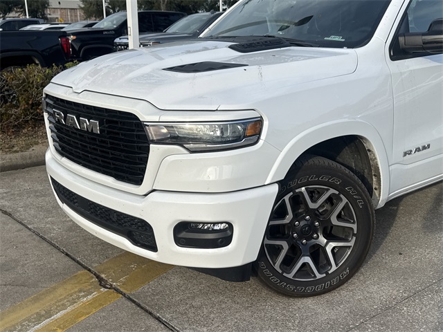 2025 Ram 1500 Laramie White at Tom Peacock Cadillac