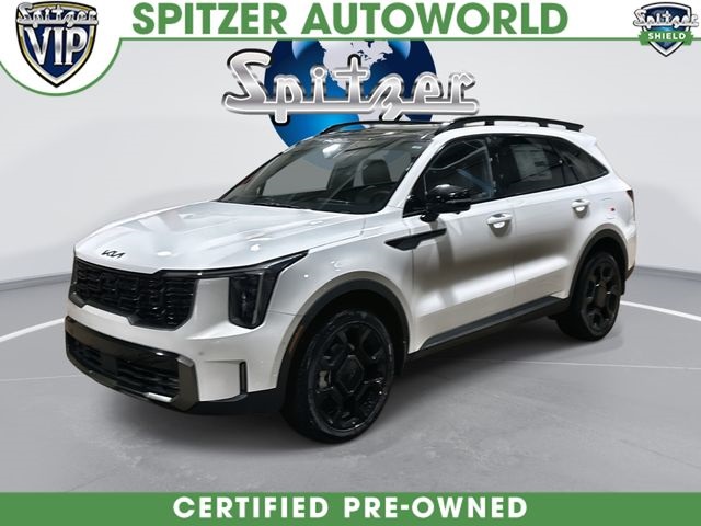 Glacial White Pearl 2025 Kia Sorento SUV / Crossover All-Wheel Drive 8-Speed Dual Clutch