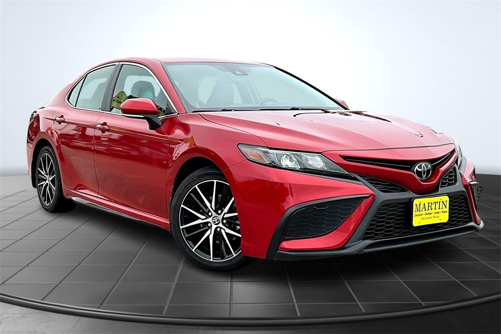 2023 Toyota Camry SE Red at Toyota of Victoria