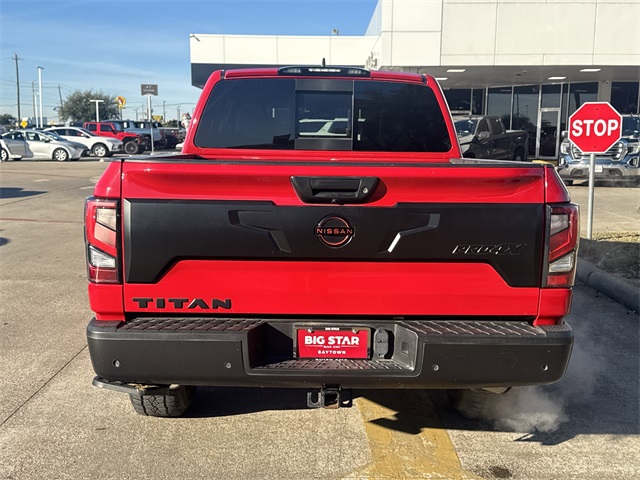 2023 Nissan Titan PRO-4X Red at AutoSavvy Houston Northwest