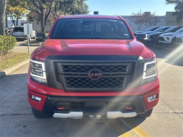 2023 Nissan Titan PRO-4X Red at AutoSavvy Houston Northwest