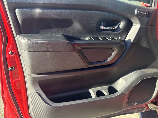 2023 Nissan Titan PRO-4X Red at AutoSavvy Houston Northwest