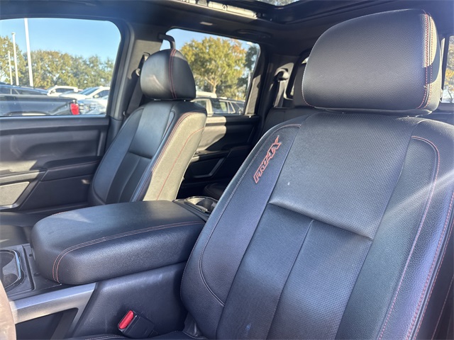 2023 Nissan Titan PRO-4X Red at AutoSavvy Houston Northwest