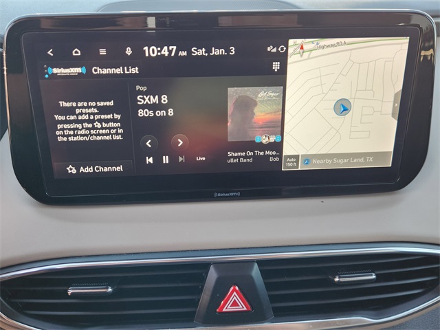 2023 Hyundai Santa Fe SEL White at Classic Elite Chevrolet Sugar Land