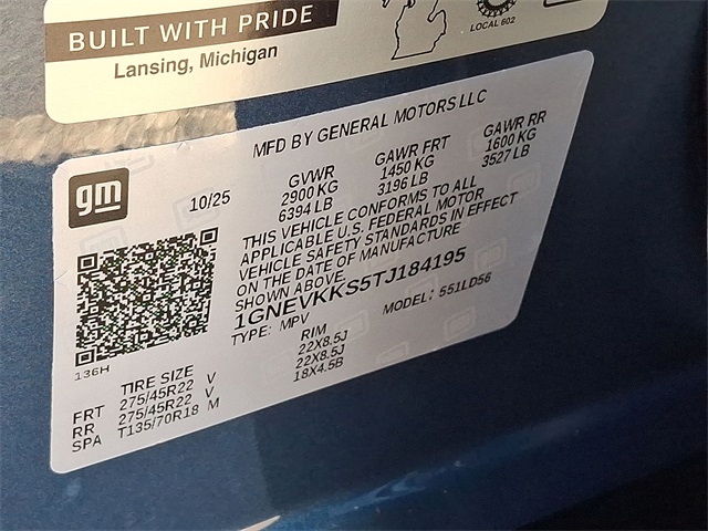 2026 Chevrolet Traverse High Country for sale at PATRIOT CHEVROLET OF WARMINSTER