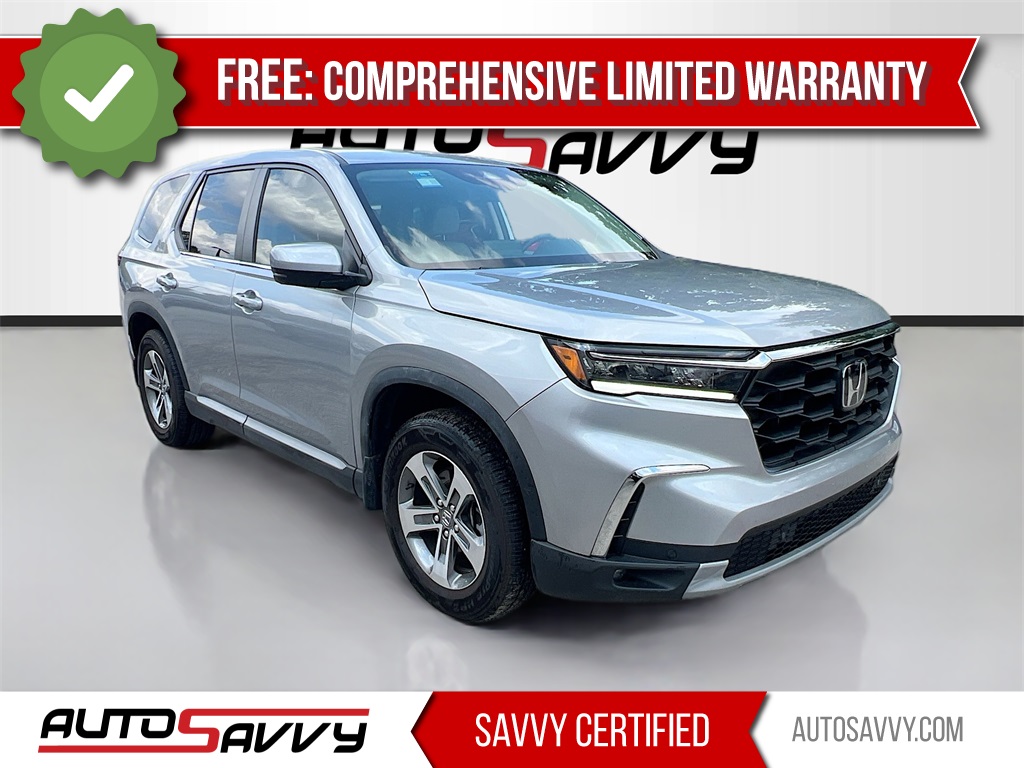 2025 Honda Pilot EX-L Silver at Classic Honda Galveston