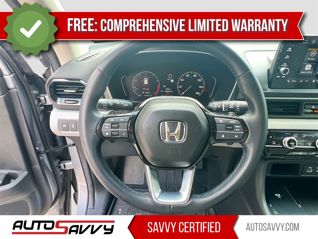 2025 Honda Pilot EX-L Silver at Classic Honda Galveston