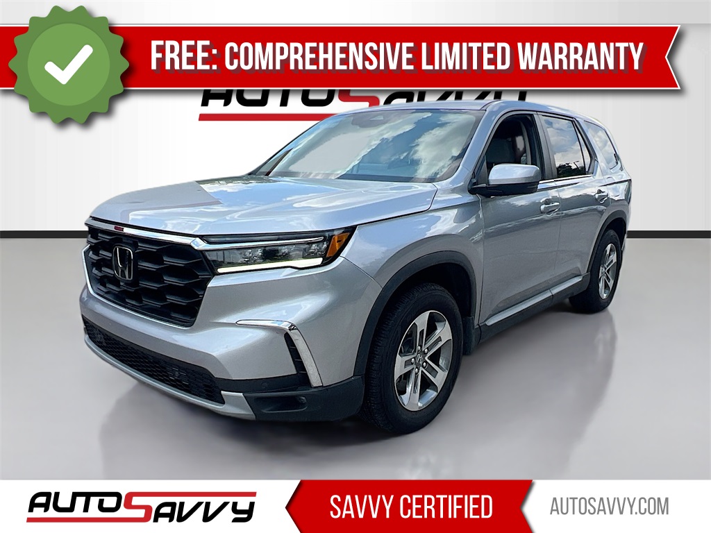 2025 Honda Pilot EX-L Silver at Classic Honda Galveston