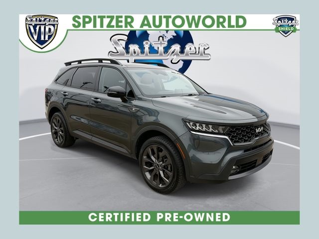 Aruba Green 2023 Kia Sorento X-Line EX AWD SUV / Crossover All-Wheel Drive 8-Speed Dual Clutch