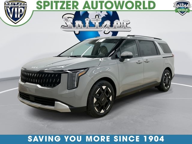 Ceramic Silver 2026 Kia Carnival EX FWD Minivan Front-Wheel Drive 8-Speed Automatic