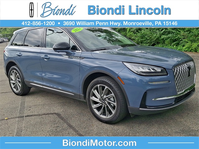 Whisper Blue Metallic Clearcoat 2024 Lincoln Corsair Premiere FWD SUV / Crossover Front-Wheel Drive 8-Speed Automatic