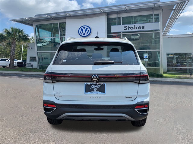 2025 Volkswagen Taos 1.5T SE White at Stokes Volkswagen