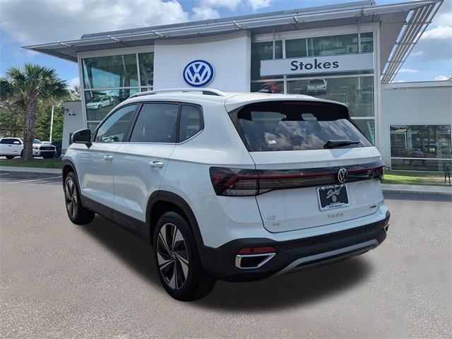 2025 Volkswagen Taos 1.5T SE White at Stokes Volkswagen