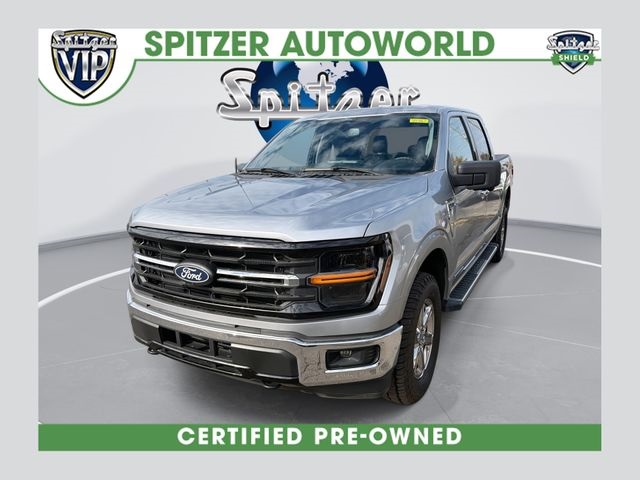 Silver Metallic 2024 Ford F-150 Pickup Truck Four-Wheel Drive Automatic