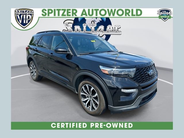 Black Metallic 2023 Ford Explorer SUV / Crossover All-Wheel Drive Automatic