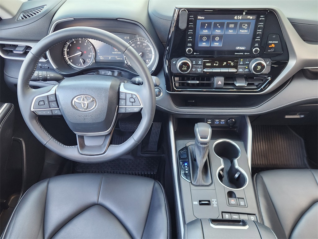 2022 Toyota Highlander XLE Silver at DeMontrond Mazda