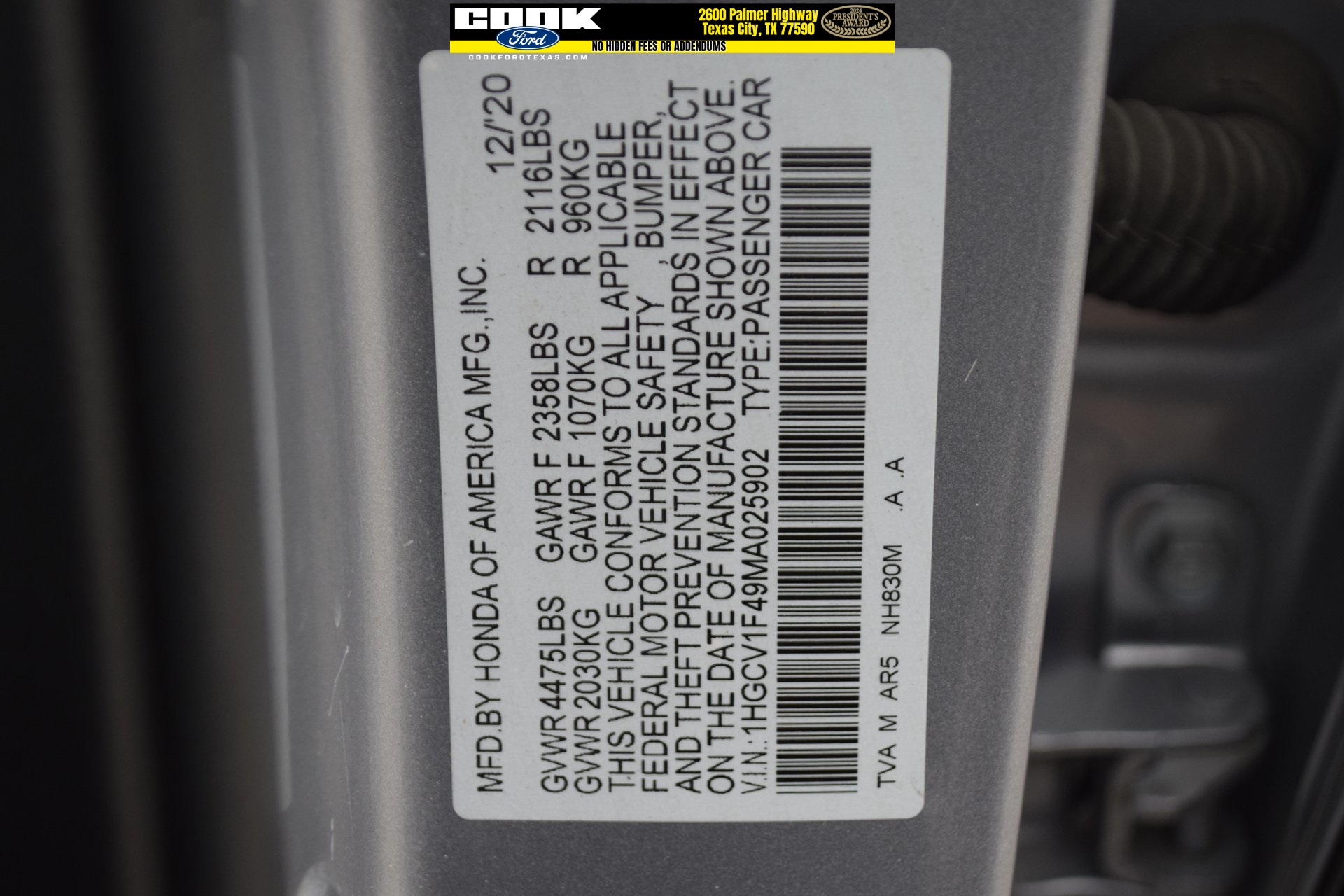 2021 Honda Accord Sport Special Edition Gray at DeMontrond Mazda