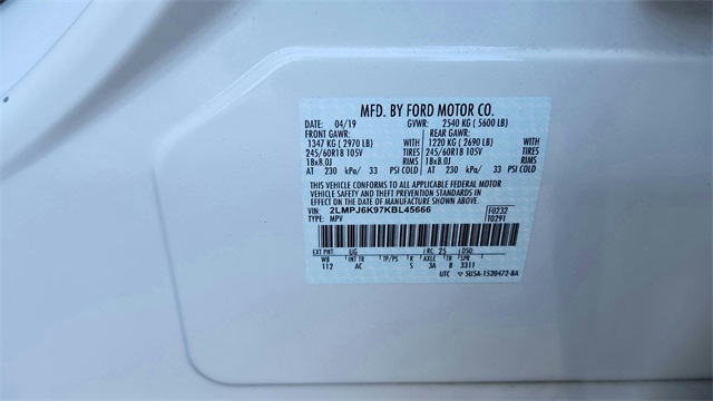 2019 Lincoln Nautilus