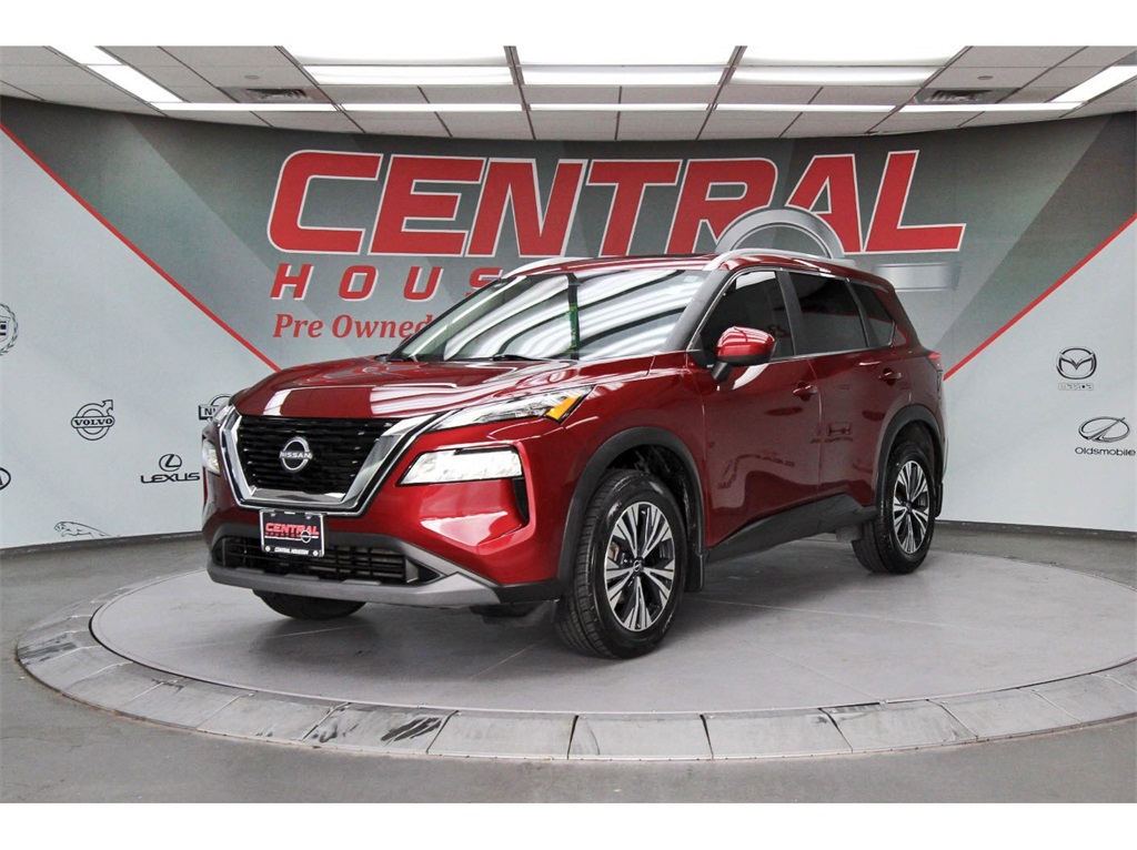 2023 Nissan Rogue SV Red at Texan Dodge Chrysler Jeep Ram