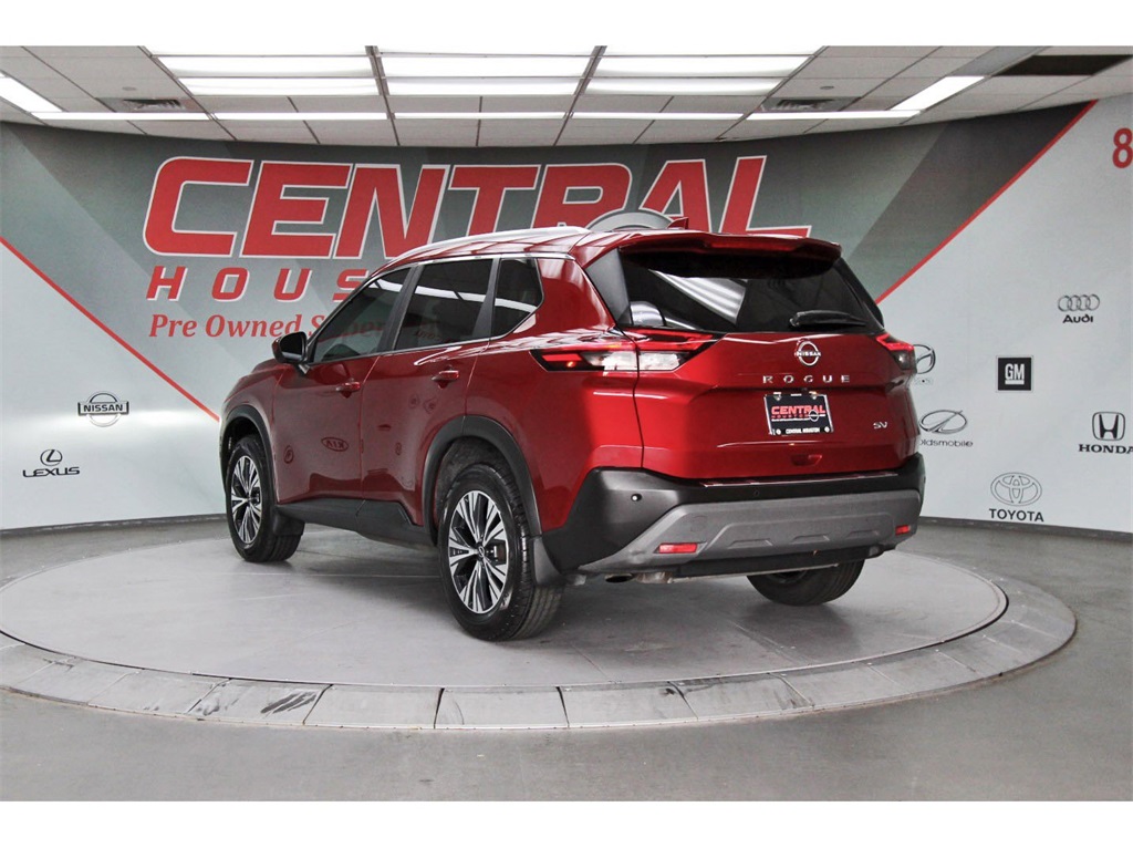 2023 Nissan Rogue SV Red at Texan Dodge Chrysler Jeep Ram