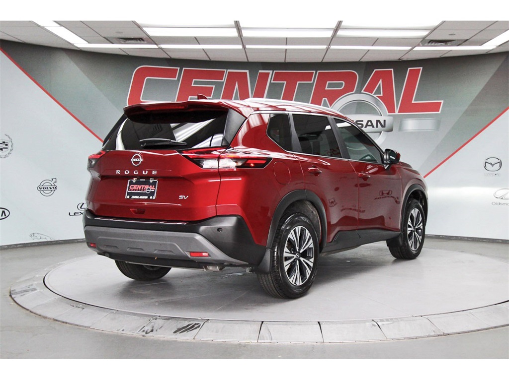 2023 Nissan Rogue SV Red at Texan Dodge Chrysler Jeep Ram