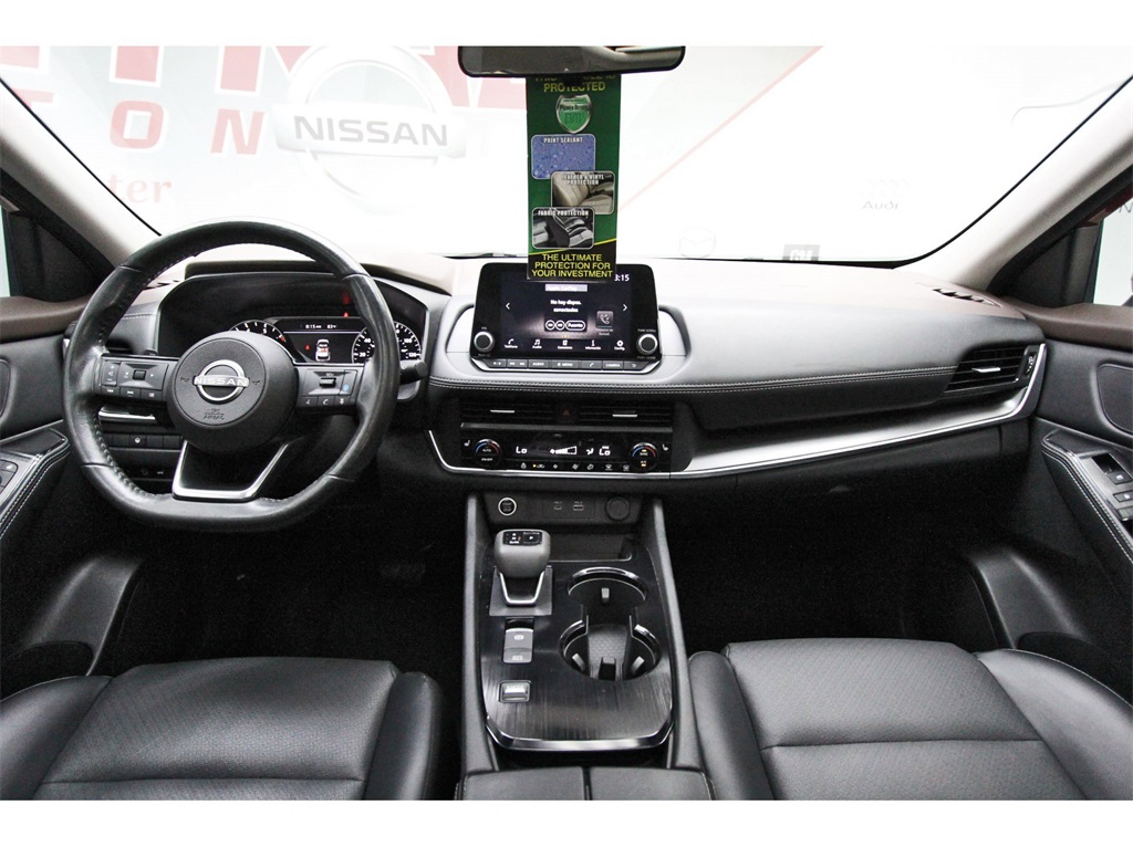 2023 Nissan Rogue SV Red at Texan Dodge Chrysler Jeep Ram