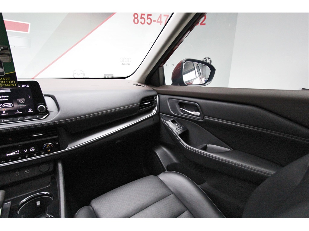 2023 Nissan Rogue SV Red at Texan Dodge Chrysler Jeep Ram