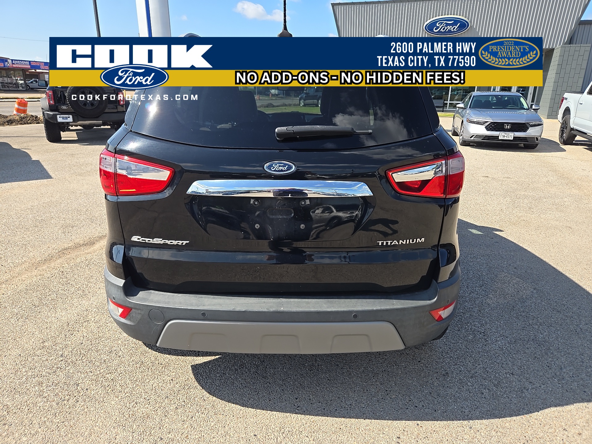 2021 Ford EcoSport Titanium Black at Traditions Chevrolet