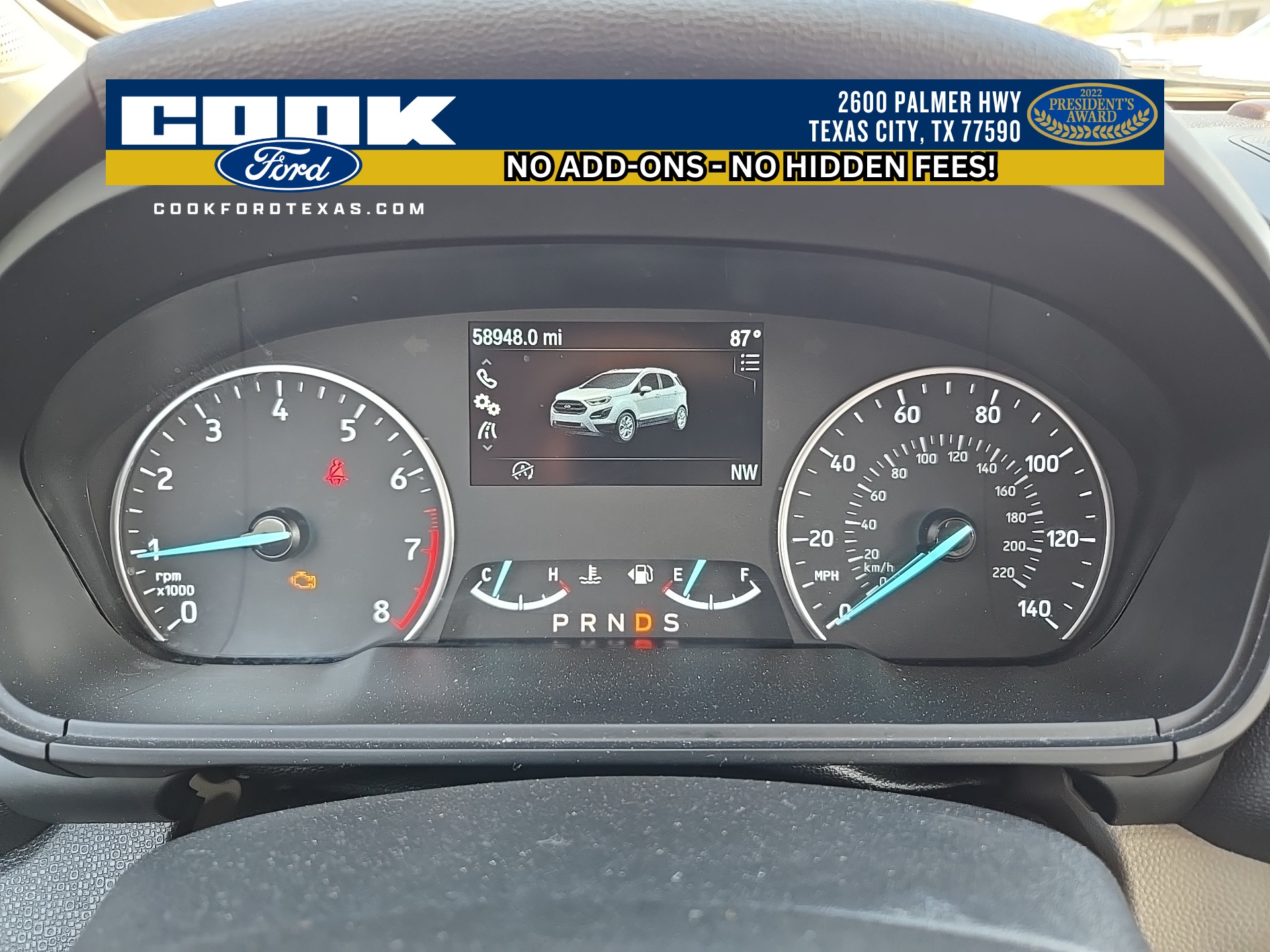 2021 Ford EcoSport Titanium Black at Traditions Chevrolet