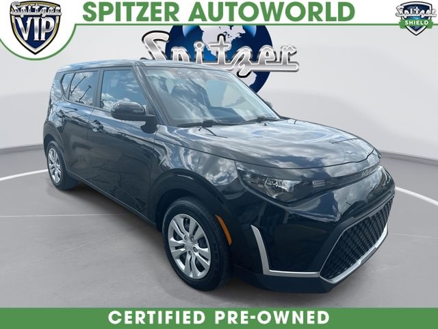 Fusion Black 2025 Kia Soul LX FWD SUV / Crossover Front-Wheel Drive Continuously Variable Transmission