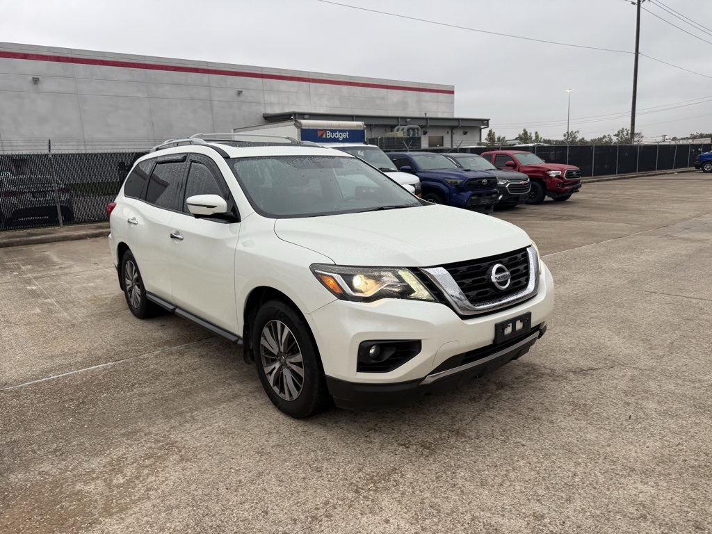 2017 Nissan Pathfinder SL White at Emmons Autoplex
