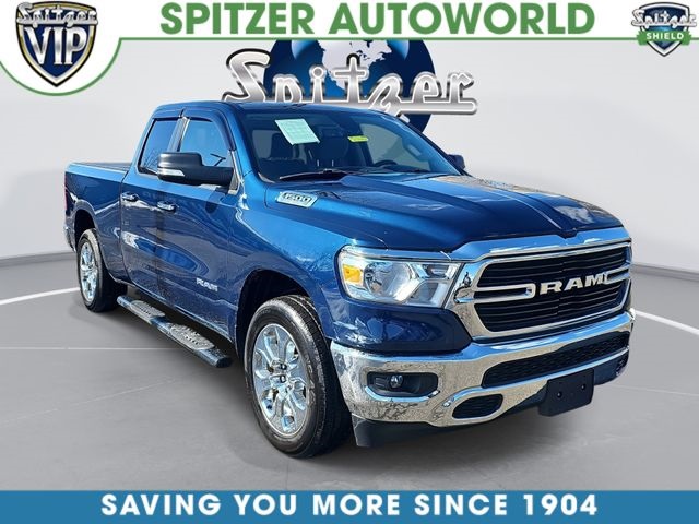 Patriot Blue Pearlcoat 2020 RAM 1500 Big Horn Quad Cab 4WD Pickup Truck Four-Wheel Drive 8-Speed Automatic