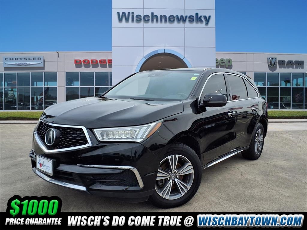 2019 Acura MDX 3.5L Black at Texan Dodge Chrysler Jeep Ram