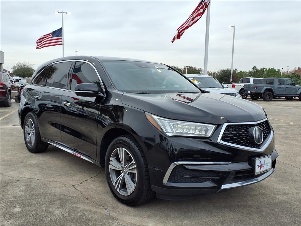 2019 Acura MDX 3.5L Black at Texan Dodge Chrysler Jeep Ram