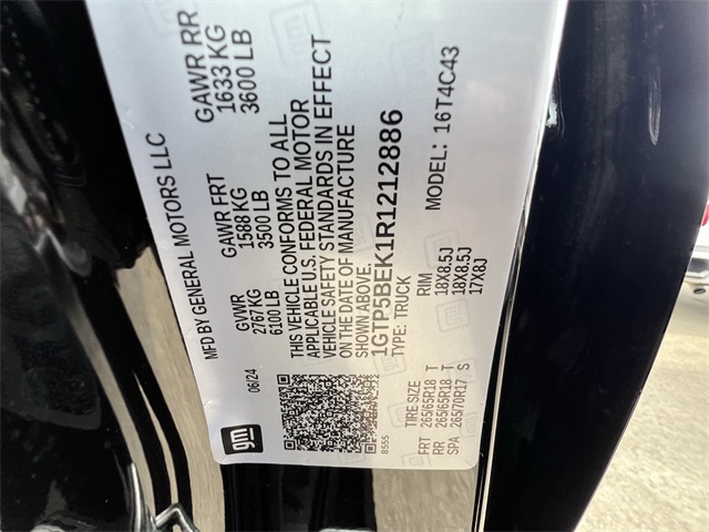 2024 GMC Canyon Elevation Black at Central Houston Nissan