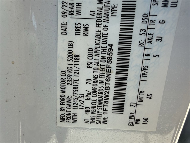 2022 Ford F-250SD XL White at Autostrade