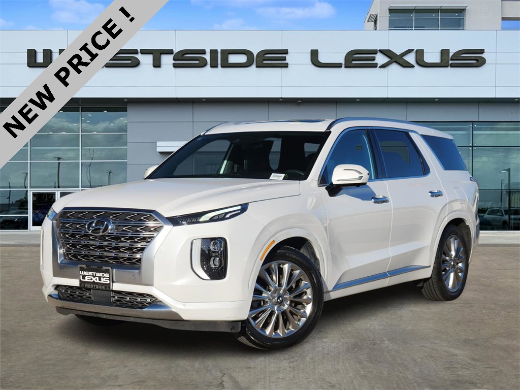 2020 Hyundai Palisade Limited White at Bayway Cadillac of The Woodlands