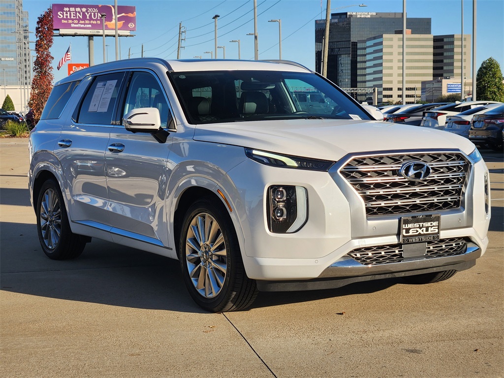 2020 Hyundai Palisade Limited White at Bayway Cadillac of The Woodlands