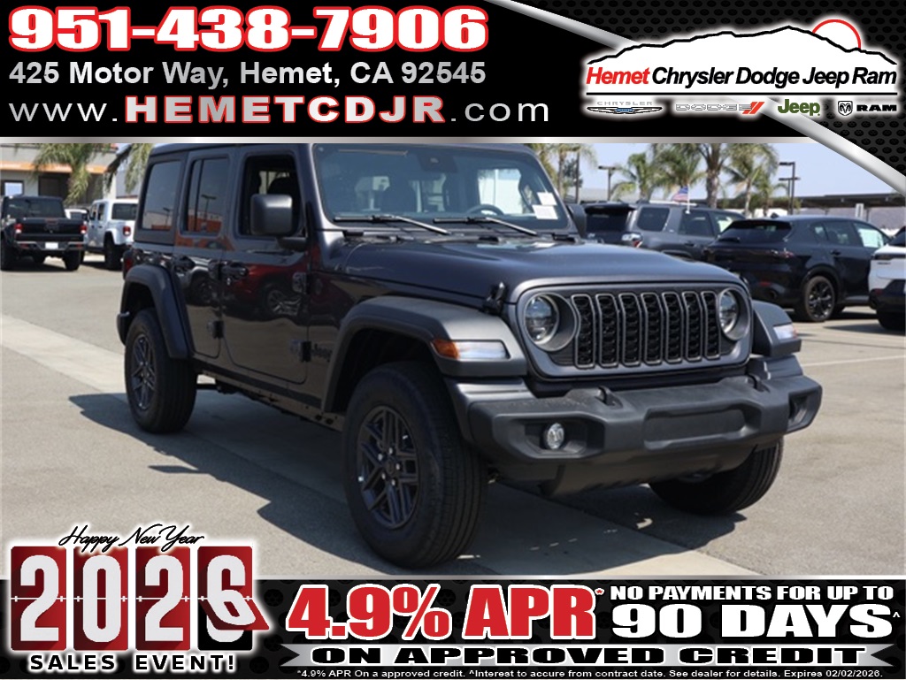 2025 Jeep Wrangler Sport S 4-Door 4WD