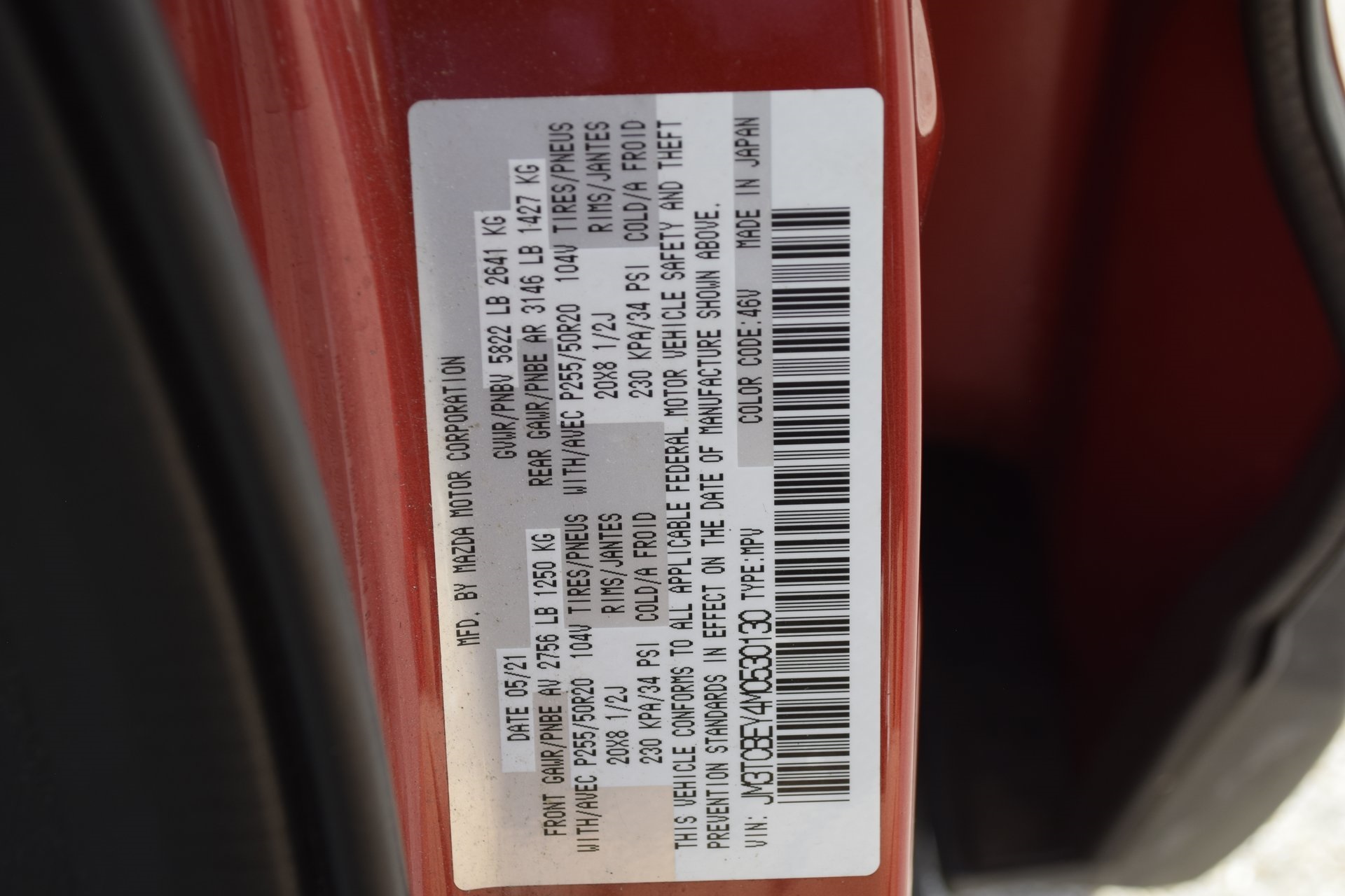 2021 Mazda CX-9 Signature Red at DeMontrond Mazda