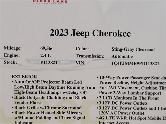 2023 Jeep Cherokee Altitude Gray at Big Star Chrysler Jeep Dodge Ram 