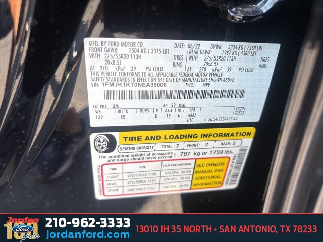 2022 Ford Expedition Max  Limited In San Antonio, Texas