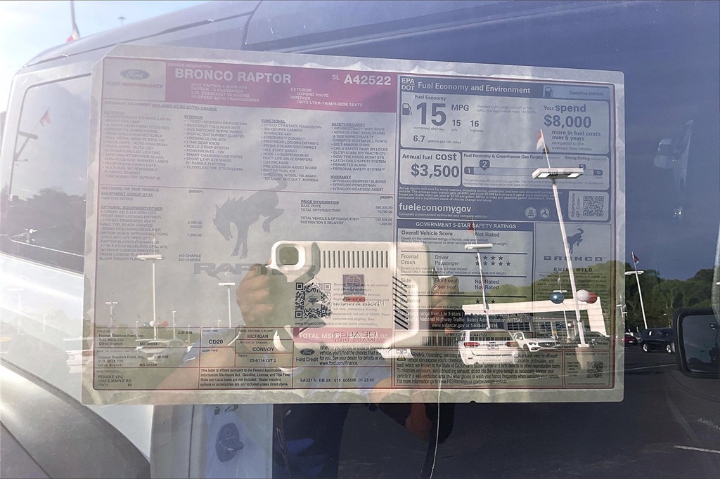 New 2025 Ford Bronco For Sale in OLIVE BRANCH, MS