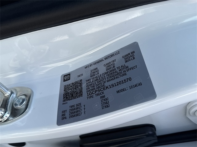 2025 Chevrolet Colorado LT White at Classic Elite Chevrolet Sugar Land