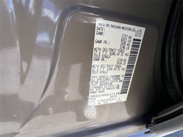 2023 Nissan Frontier PRO-X Beige at Durrett Motor Company