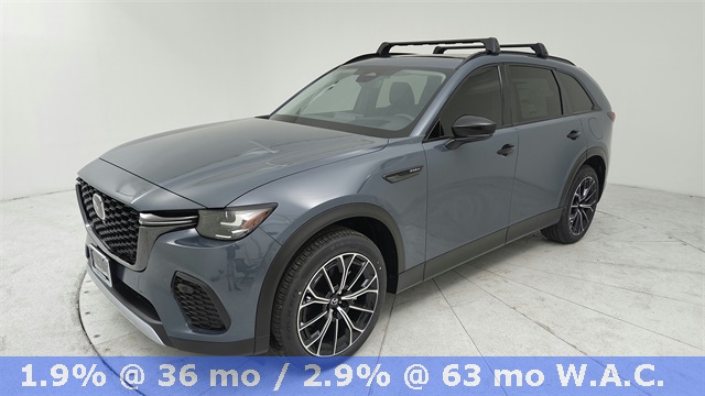 2025 Mazda CX-70 PHEV Premium Gray at DeMontrond Mazda