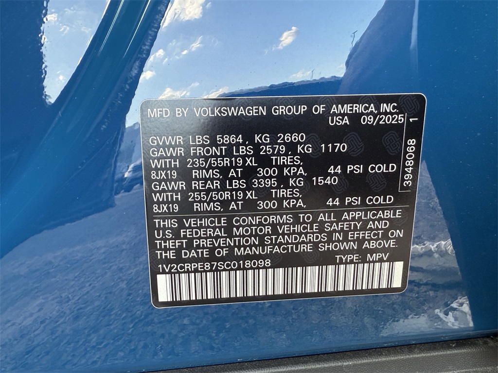 2025 Volkswagen ID.4 Pro Blue at DeMontrond Automotive Group