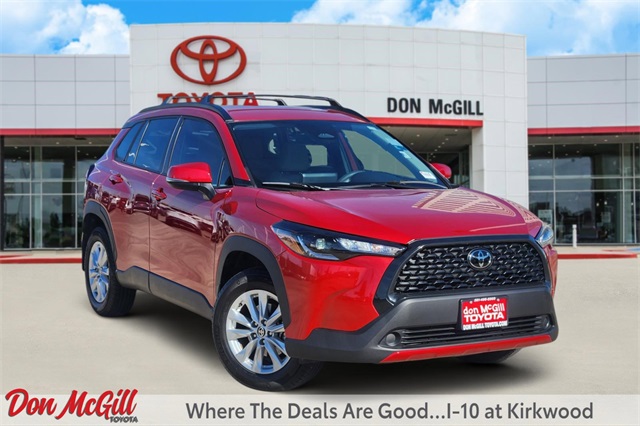 2024 Toyota Corolla Cross LE Red at AutoSavvy Houston Southwest